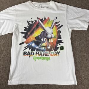 Goosebumps Vintage Bad Hate Day T-shirt Youth XL White